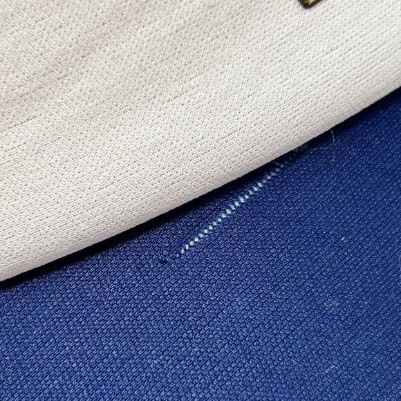 Vintage St George Utah Niffer Visor Hat Cap 80s Blue Strapback - Picture 6 of 9